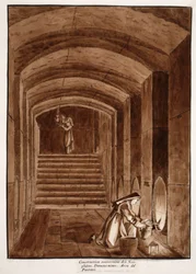 The underground building of the Neophyte Dominican Nuns. Arco dei Pantani, 1833